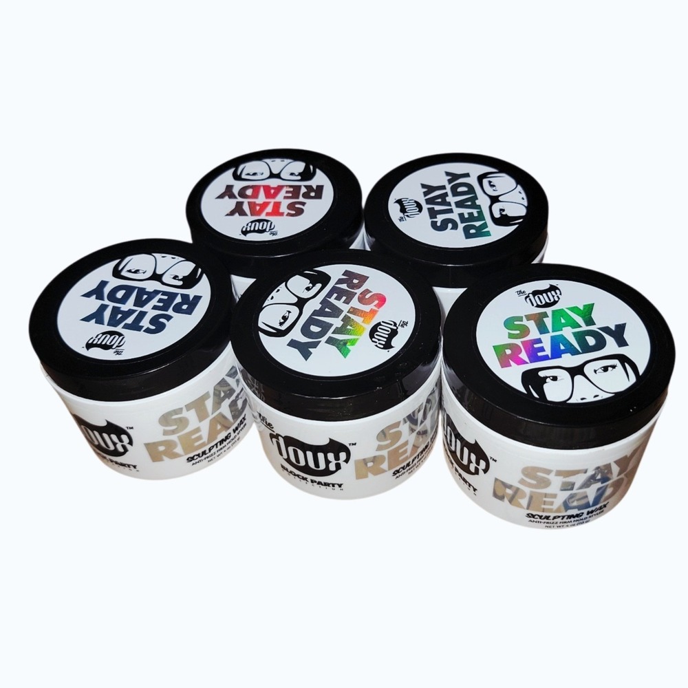 The Doux Stay Ready Sculpting Wax 4 oz Anti-Frizz Firm Hold Lot of 5 NEW